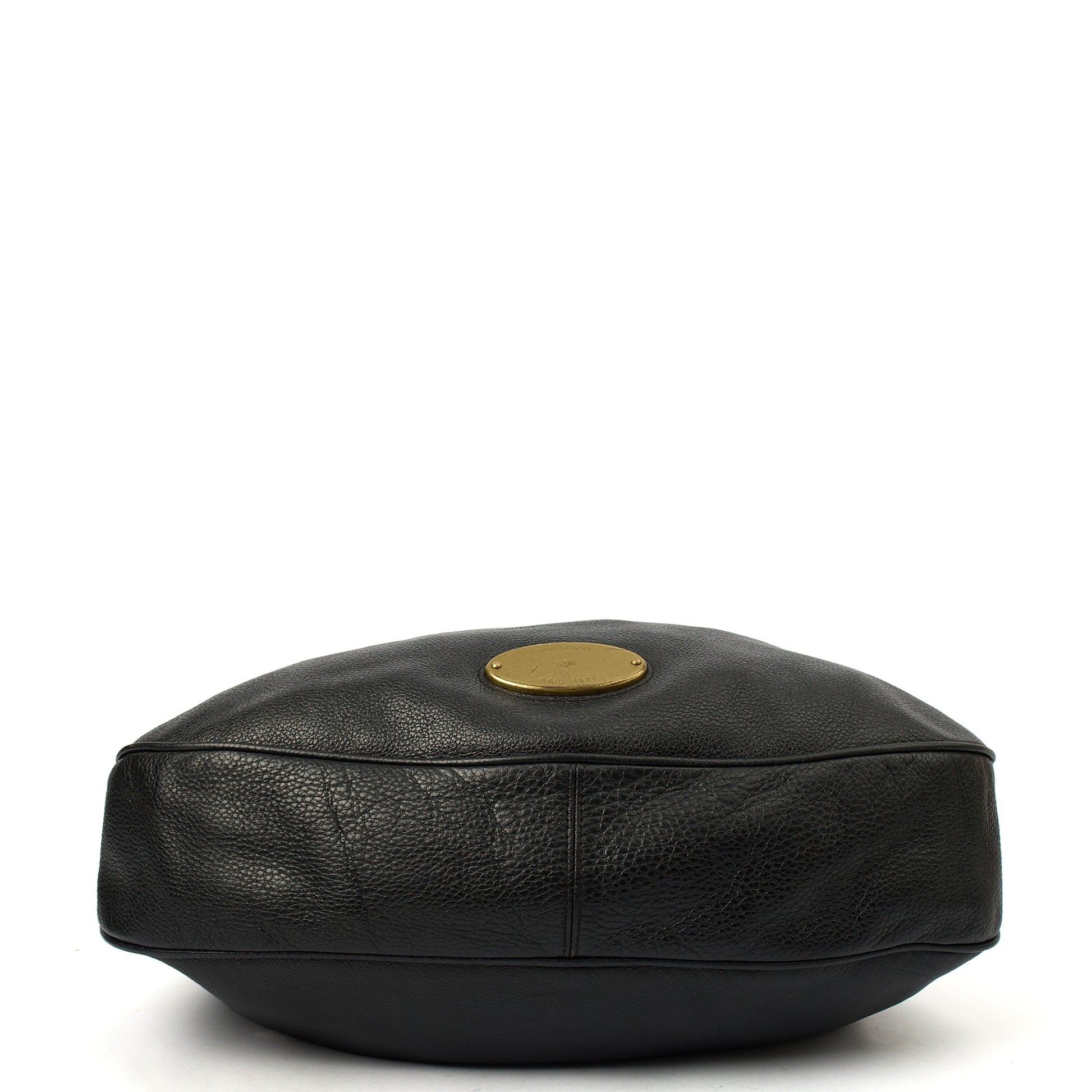Mulberry Tote Mitzy Tote in Navy, Calfskin Leather — Detail View