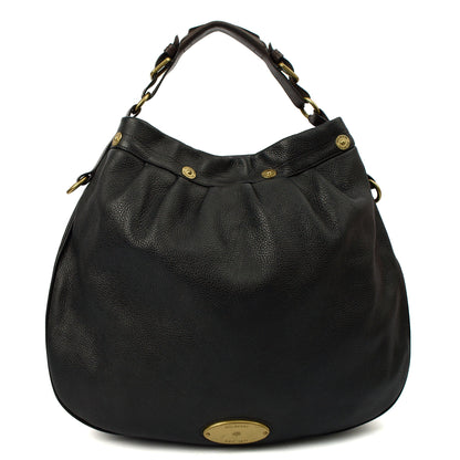 Mulberry Tote Mitzy Tote in Navy, Calfskin Leather — Front View