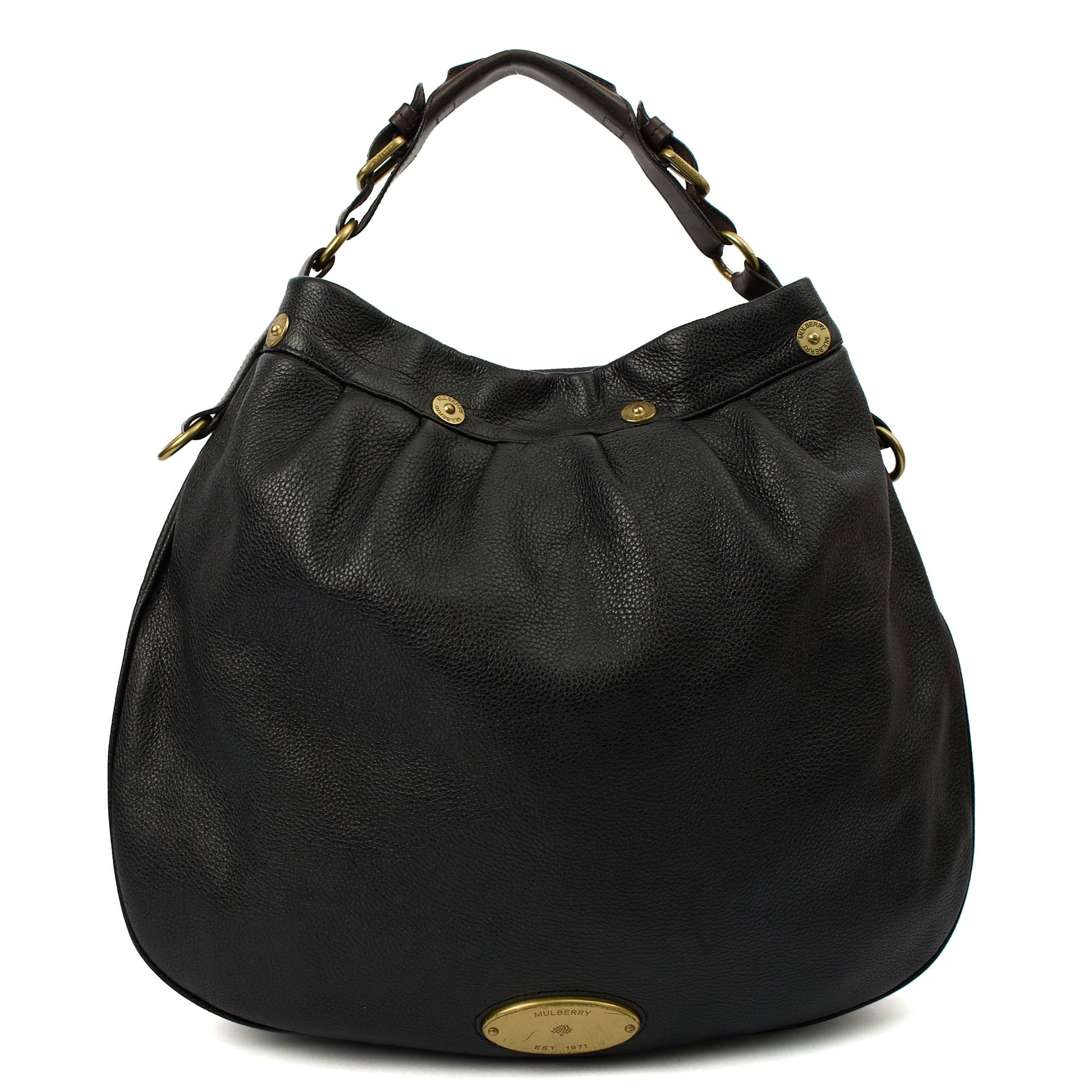 Mulberry Tote Mitzy Tote in Navy, Calfskin Leather — Alternate View 7
