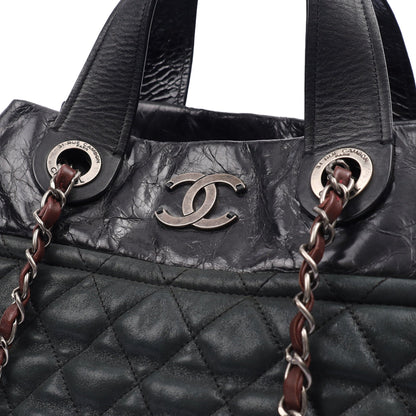 Chanel Shoulder Bag Bubble Tote in Green, Nubuck — Alternate View 14