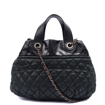 Chanel Shoulder Bag Bubble Tote in Green, Nubuck — Alternate View 19