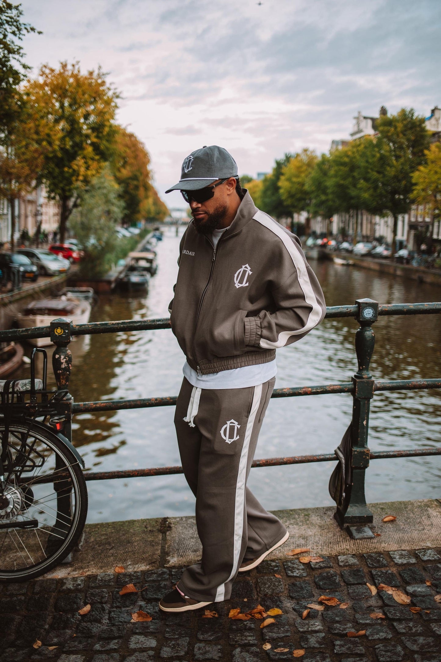 Cardair Club Emblem Track Top - Storm — XS — Top View