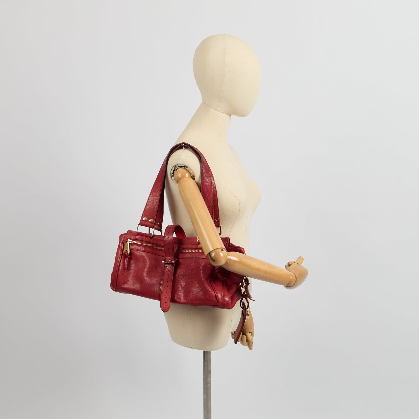 Mulberry Shoulder Bag Mabel  in Lipstick Red, Calfskin Leather — Alternate View 10