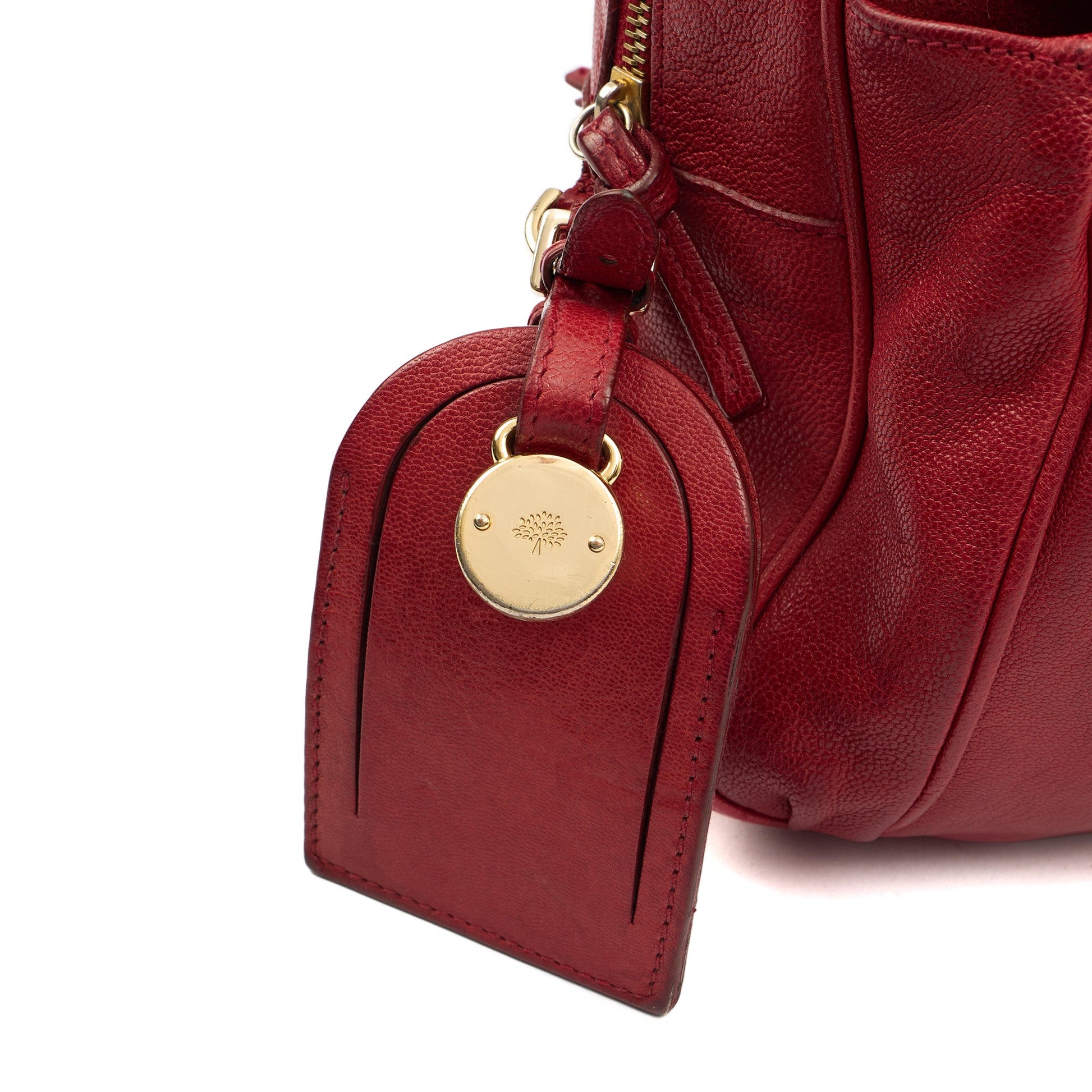 Mulberry Shoulder Bag Mabel  in Lipstick Red, Calfskin Leather — Lifestyle View