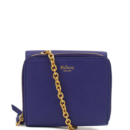 Mulberry Purse Clifton Chain Purse in Amethyst, Leather — Front View