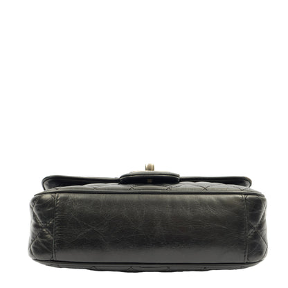 Chanel Cross Body Flap Bag in Black, Calfskin Leather — Alternate View 14