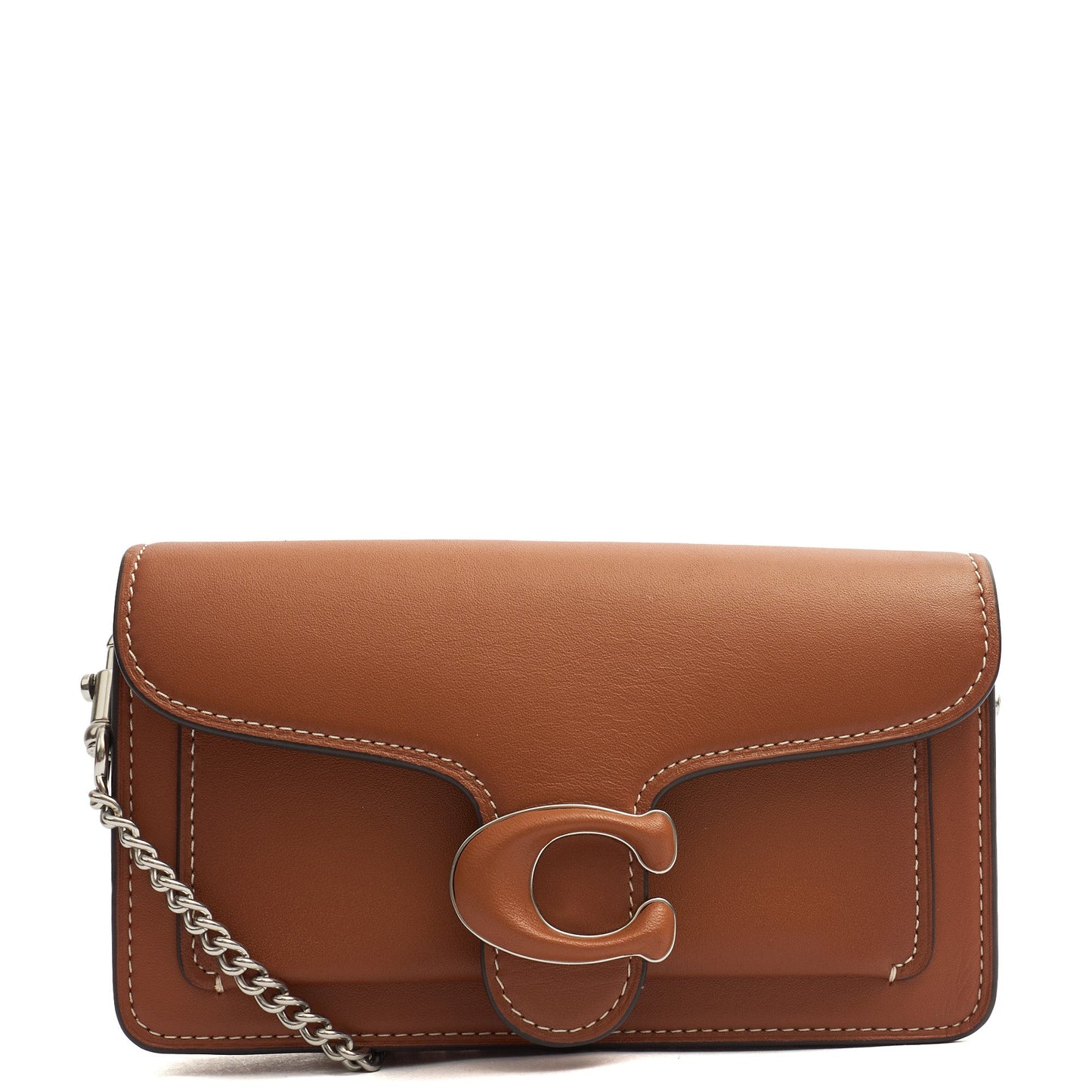 Coach Cross Body Tabby 20 in Tan, Leather — Front View