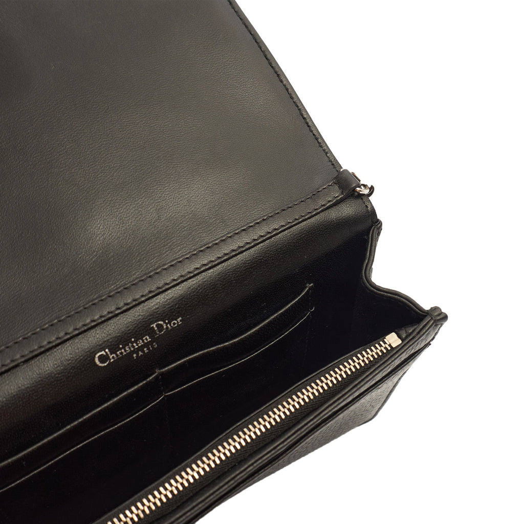 Christian Dior Cross Body Diorama WOC in Black, Leather — Alternate View 8