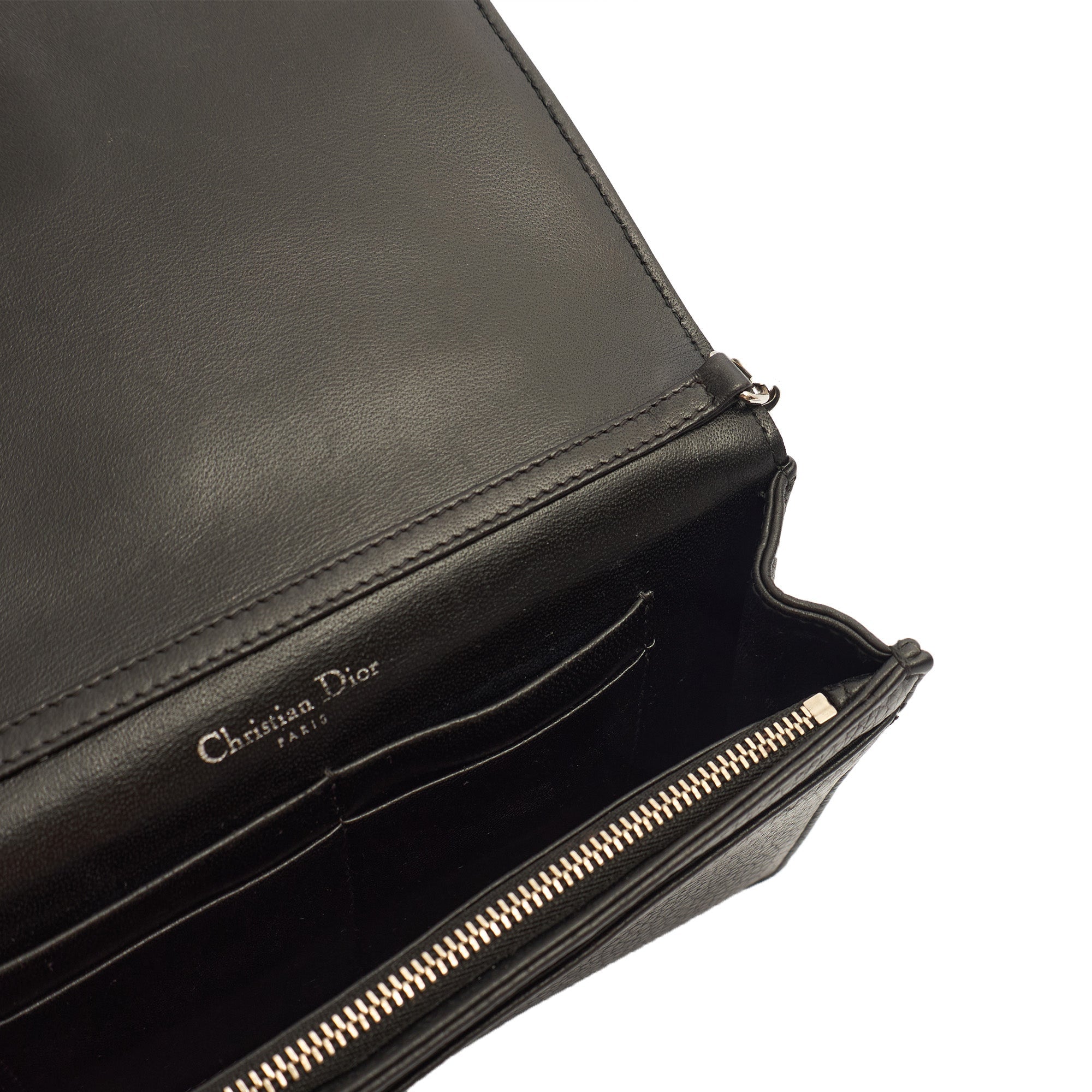 Christian Dior Cross Body Diorama WOC in Black, Leather — Alternate View 8