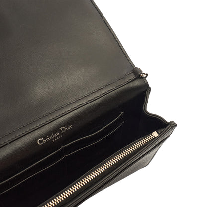 Christian Dior Cross Body Diorama WOC in Black, Leather — Alternate View 8