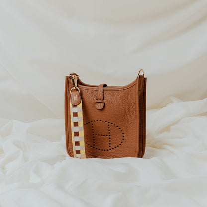Hermes Evelyne 16 in Gold, Togo Leather — Side View