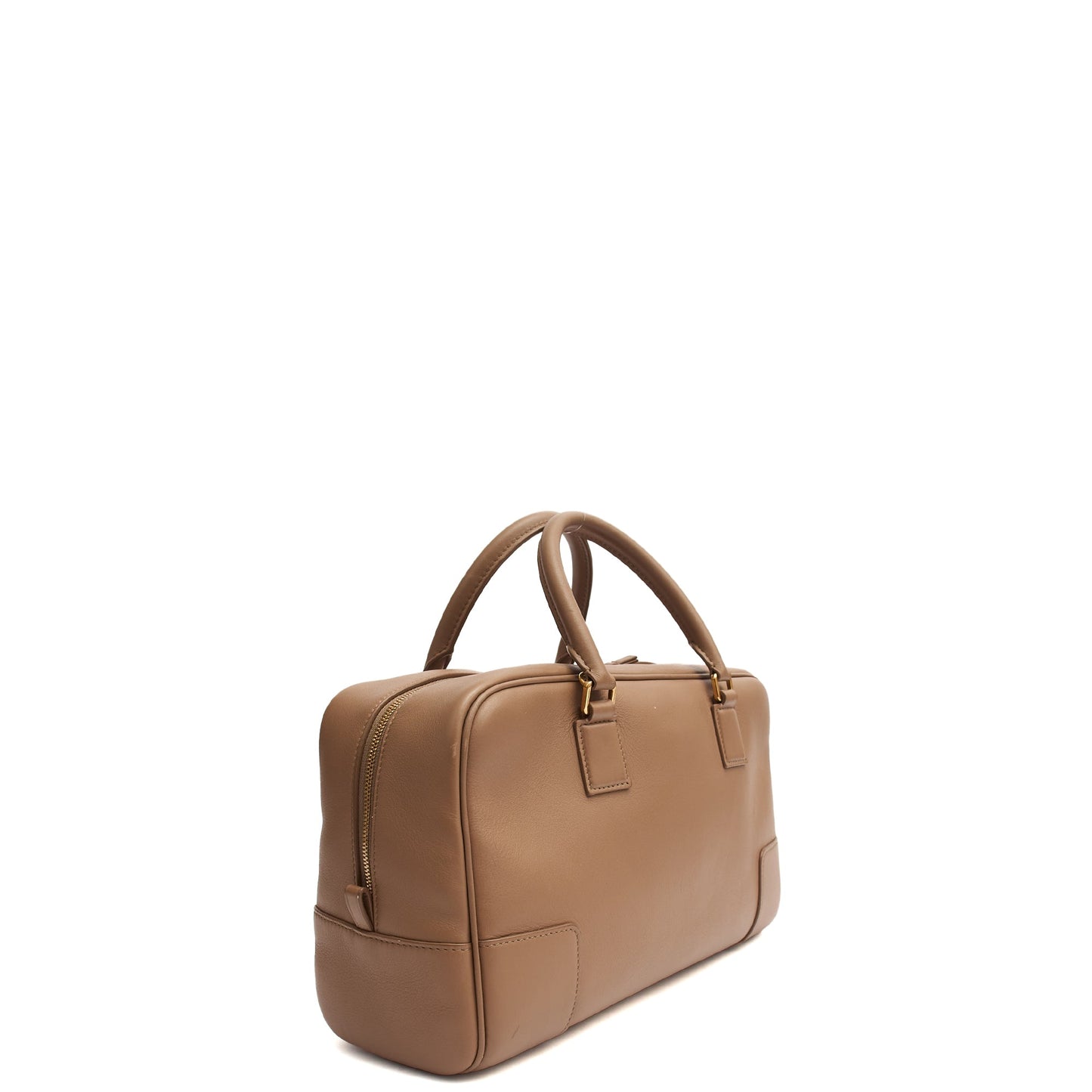 Loewe Tote Amazona 28 in Brown, Leather — Side View