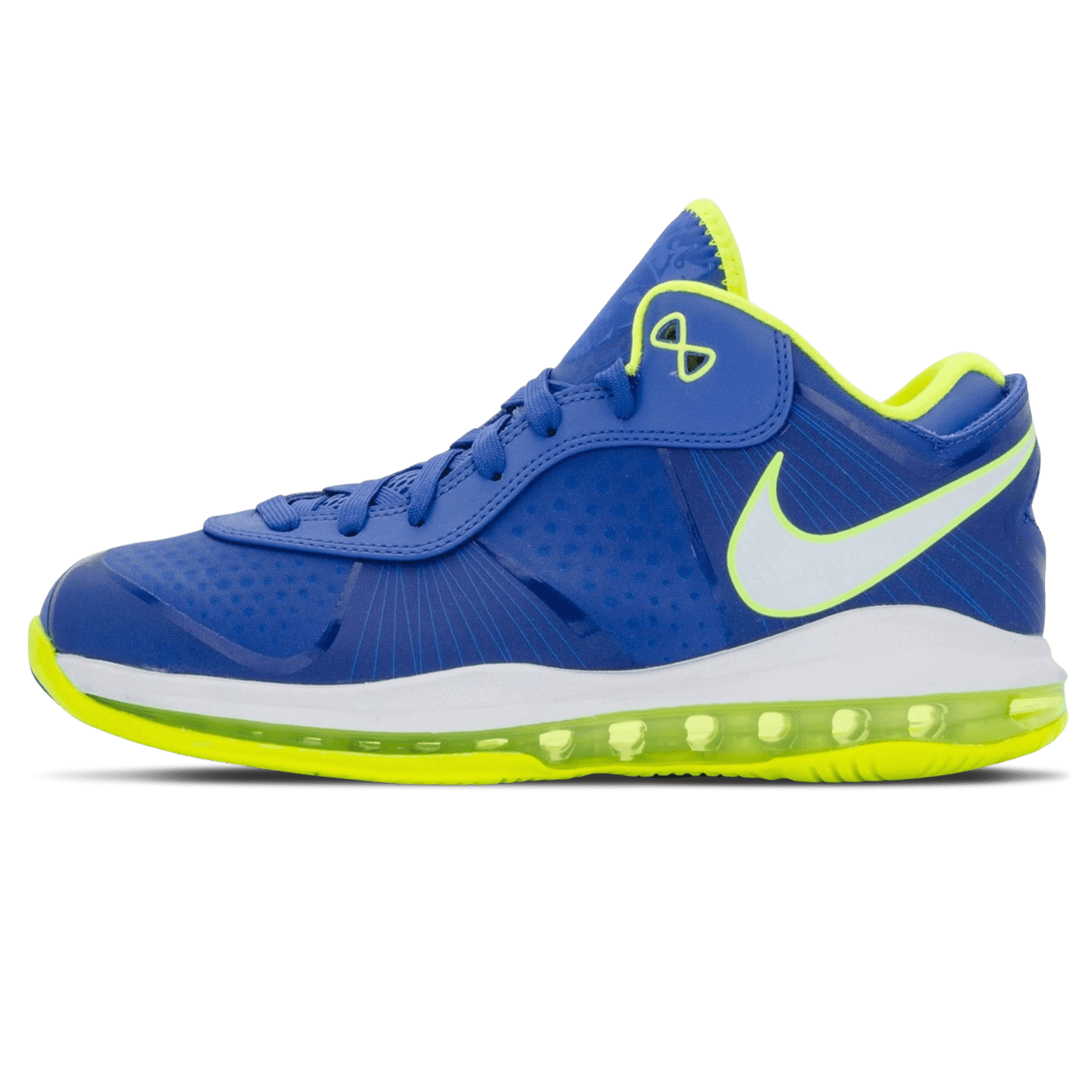 Nike LeBron 8 V/2 Low 'Sprite' 2011 — UK 3 | EU 35.5 | US 3.5 — Front View