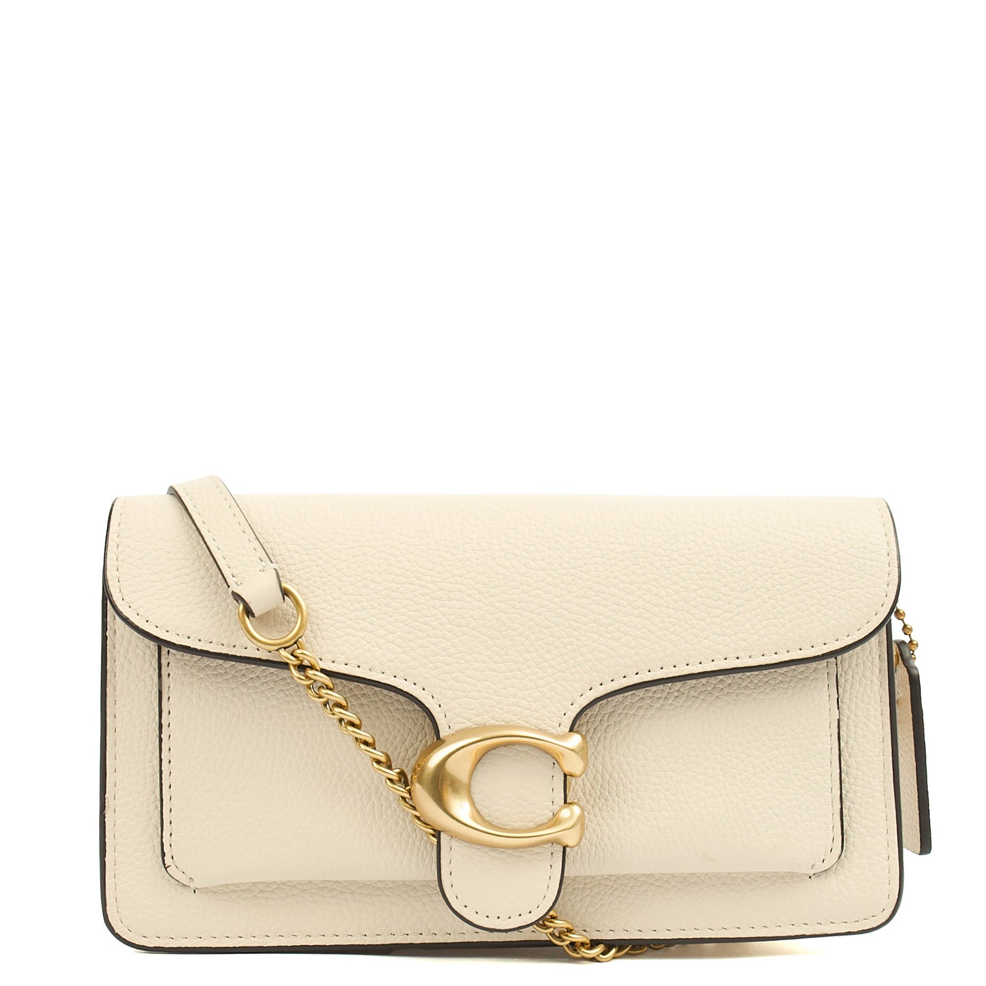 Coach Cross Body Tabby 20 in White, Leather — Front View