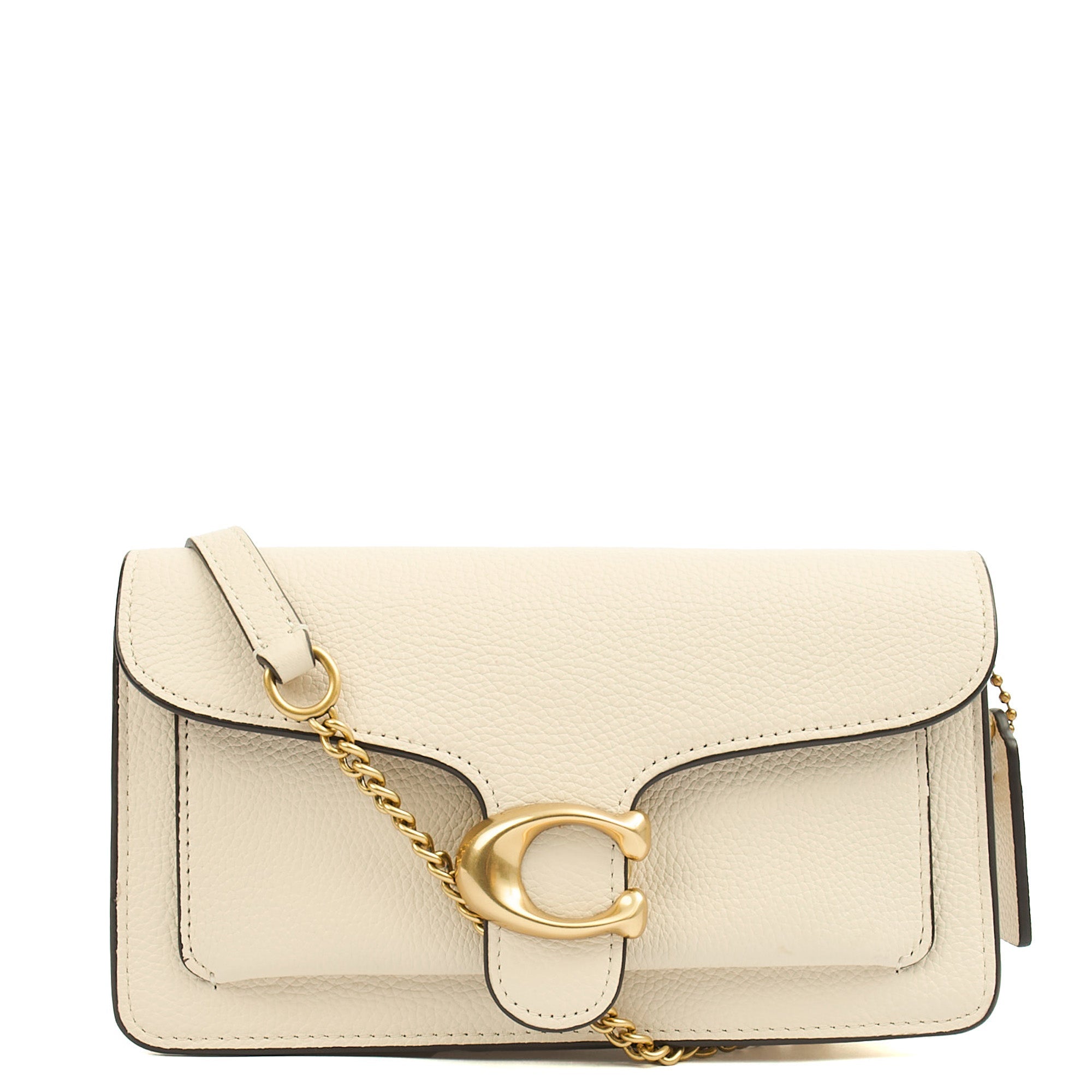 Coach Cross Body Tabby 20 in White, Leather — Front View