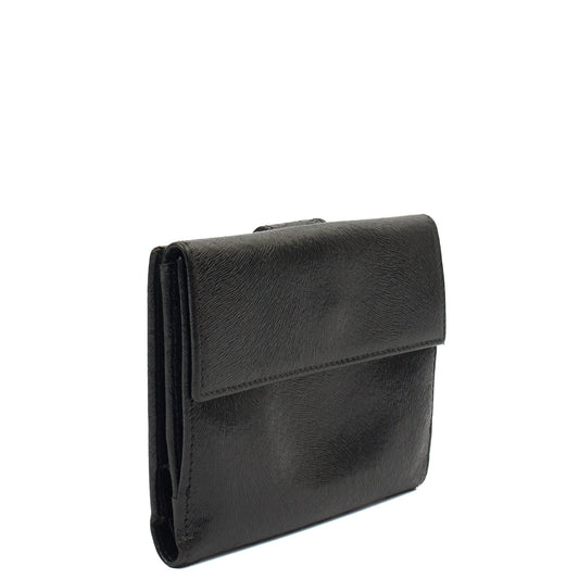 Fendi Wallet Bifold Wallet in Black, Leather — Side View