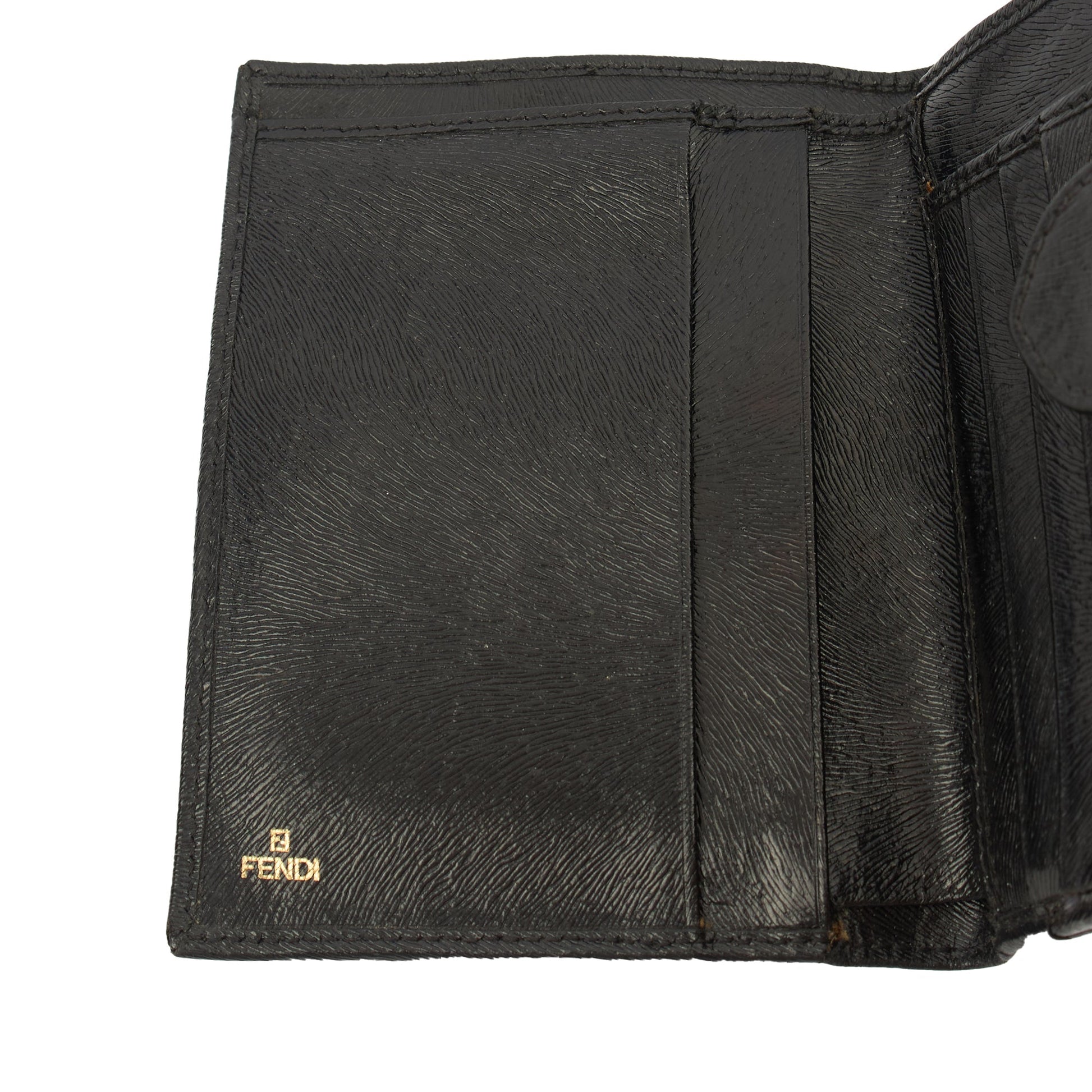 Fendi Wallet Bifold Wallet in Black, Leather — Alternate View 21