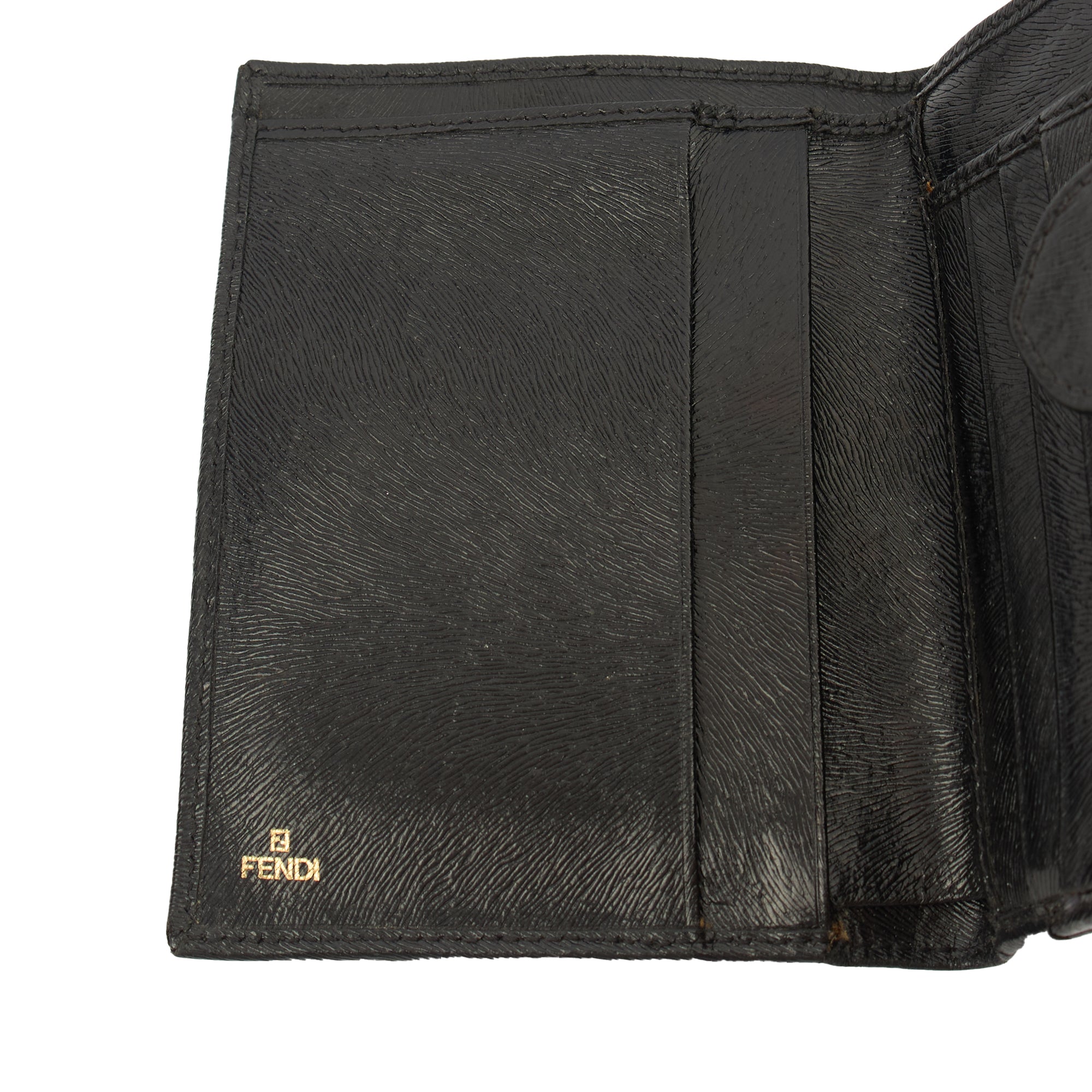 Fendi Wallet Bifold Wallet in Black, Leather — Alternate View 21