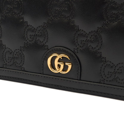 Gucci Cross Body Wallet On Chain  in Black, Leather — Alternate View 19