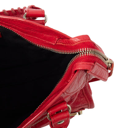 Balenciaga Mini Bag Classic City - Small in Red, Agneau (Lambskin) — Alternate View 7