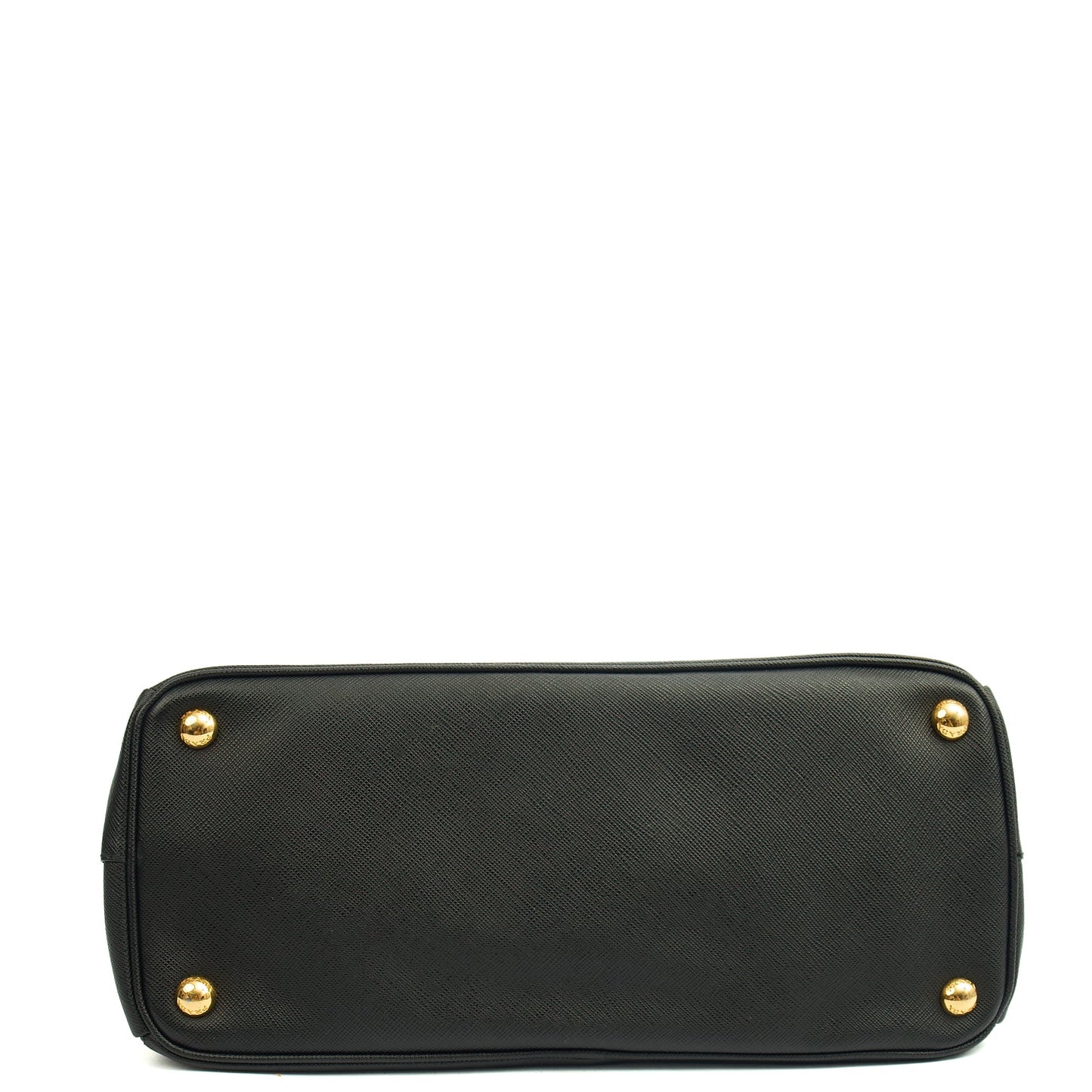 Prada Tote Galleria - Medium Double Zip Tote in Black, Saffiano Leather — Alternate View 11