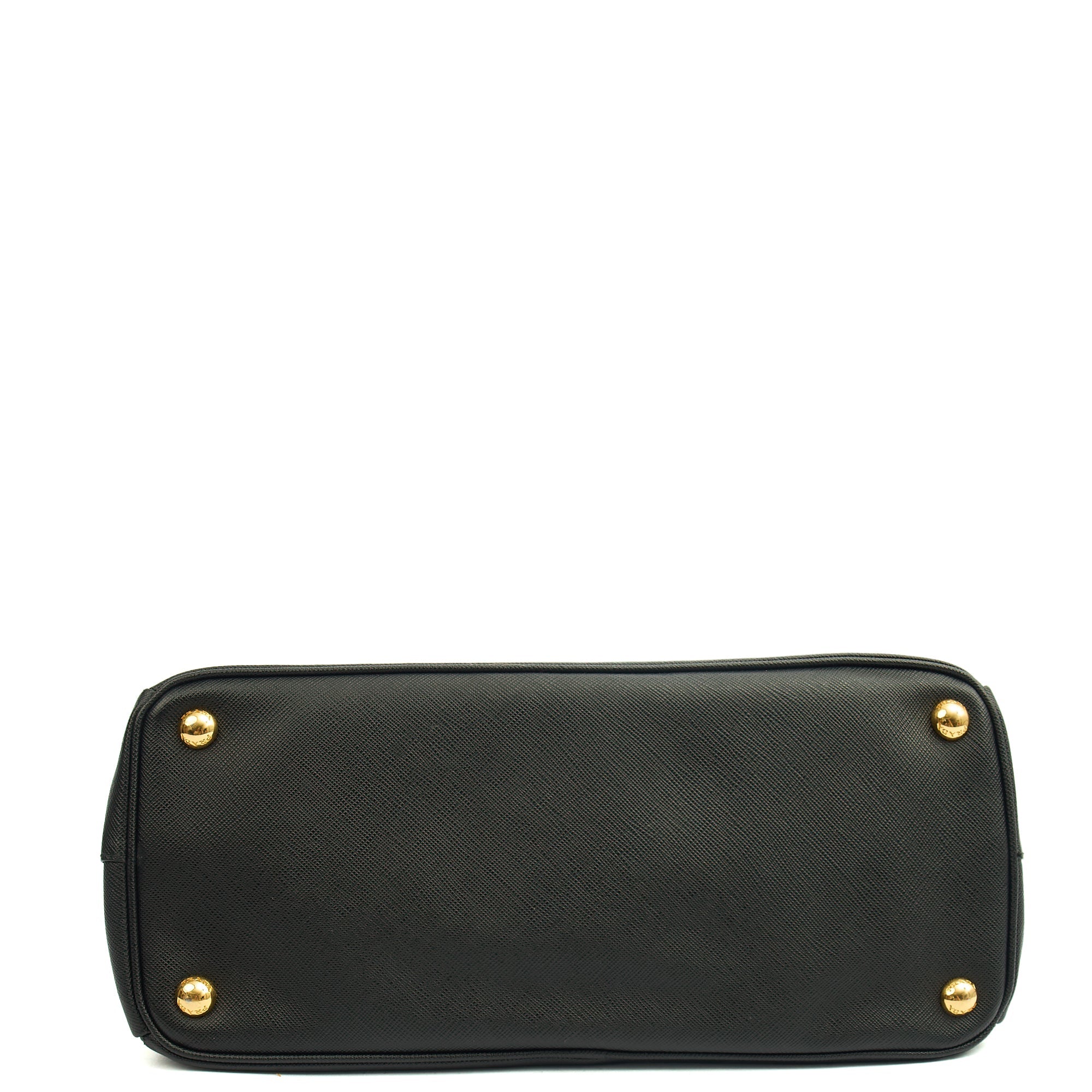 Prada Tote Galleria - Medium Double Zip Tote in Black, Saffiano Leather — Alternate View 18