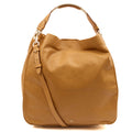 Mulberry Tote Evelina Hobo in Deer Brown, Calfskin Leather — Front View