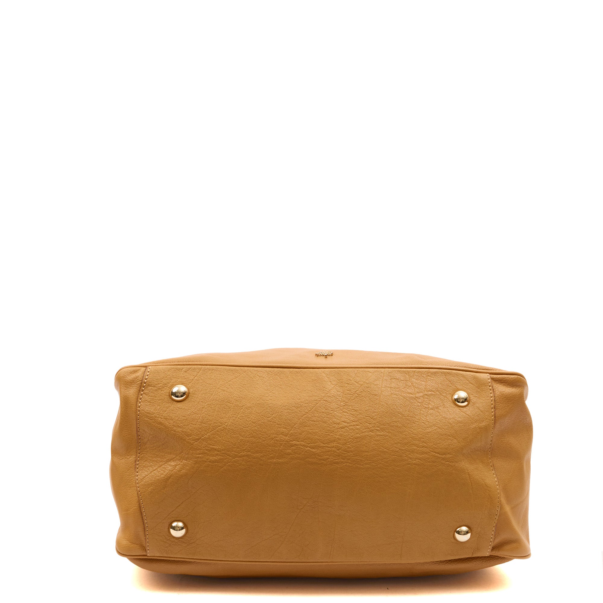 Mulberry Tote Evelina Hobo in Deer Brown, Calfskin Leather — Top View