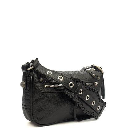 Balenciaga Cross Body Le Cagole S in Black, Veau (Calfskin) — Side View