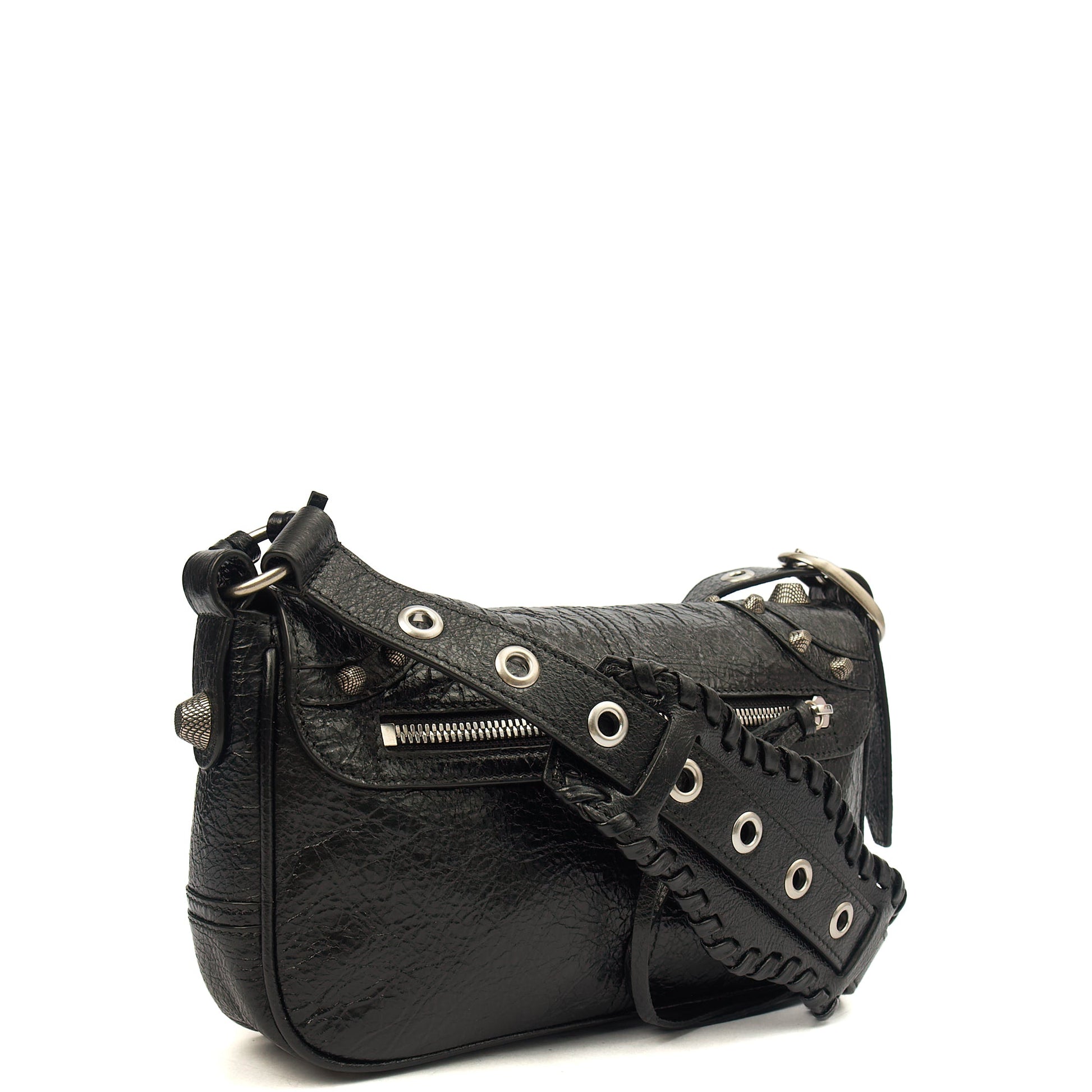 Balenciaga Cross Body Le Cagole S in Black, Veau (Calfskin) — Alternate View 9