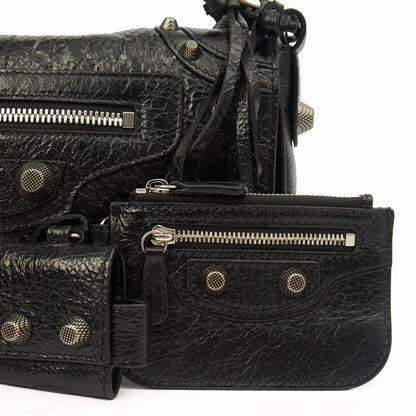 Balenciaga Cross Body Le Cagole S in Black, Veau (Calfskin) — Lifestyle View