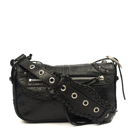 Balenciaga Cross Body Le Cagole S in Black, Veau (Calfskin) — Back View