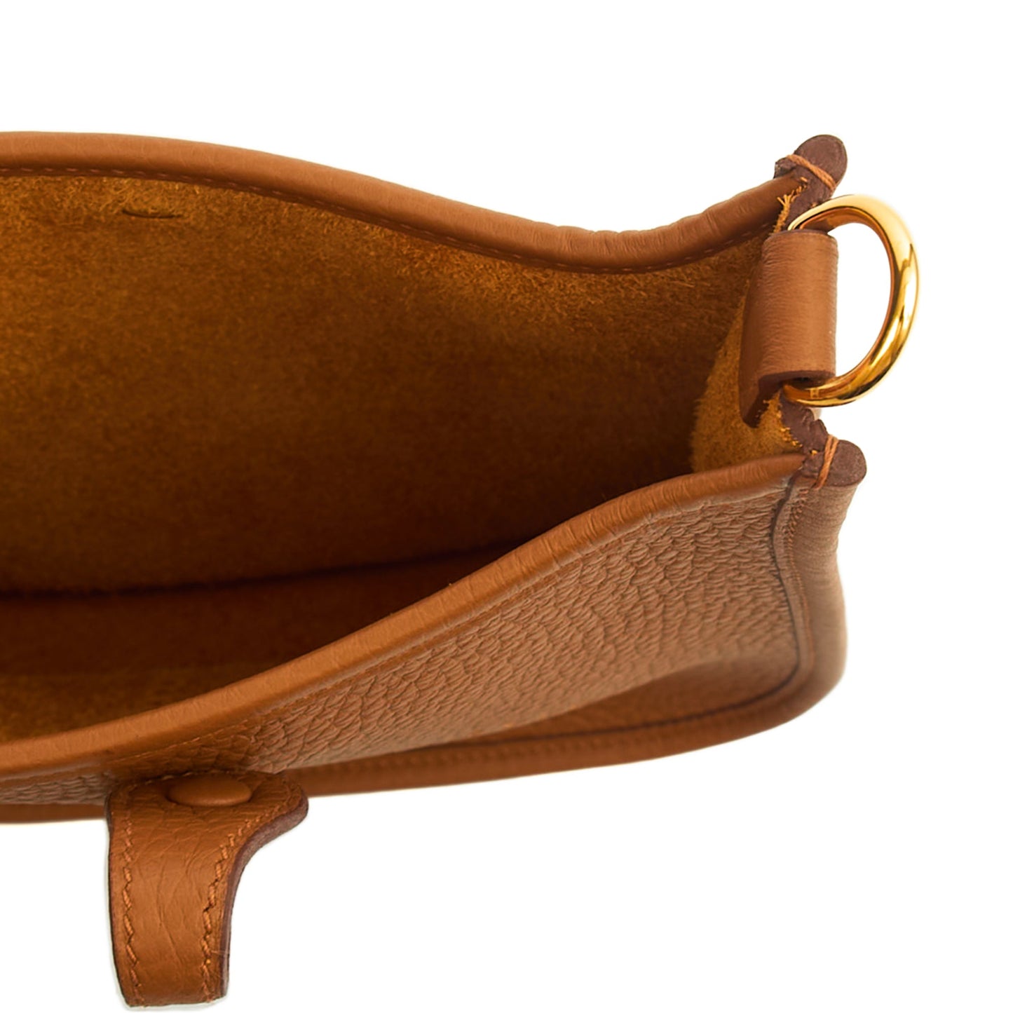 Hermes Evelyne 16 in Gold, Togo Leather — Alternate View 34
