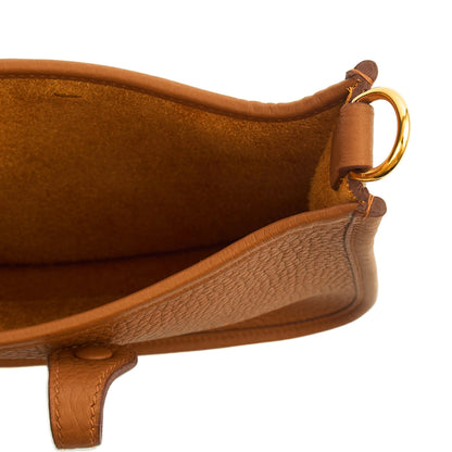 Hermes Evelyne 16 in Gold, Togo Leather — Alternate View 34