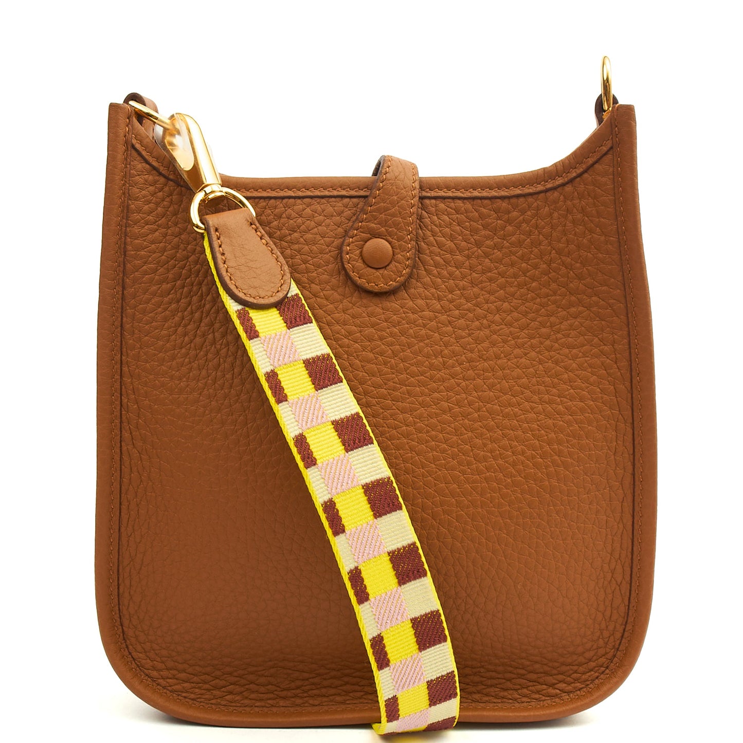 Hermes Evelyne 16 in Gold, Togo Leather — Alternate View 15