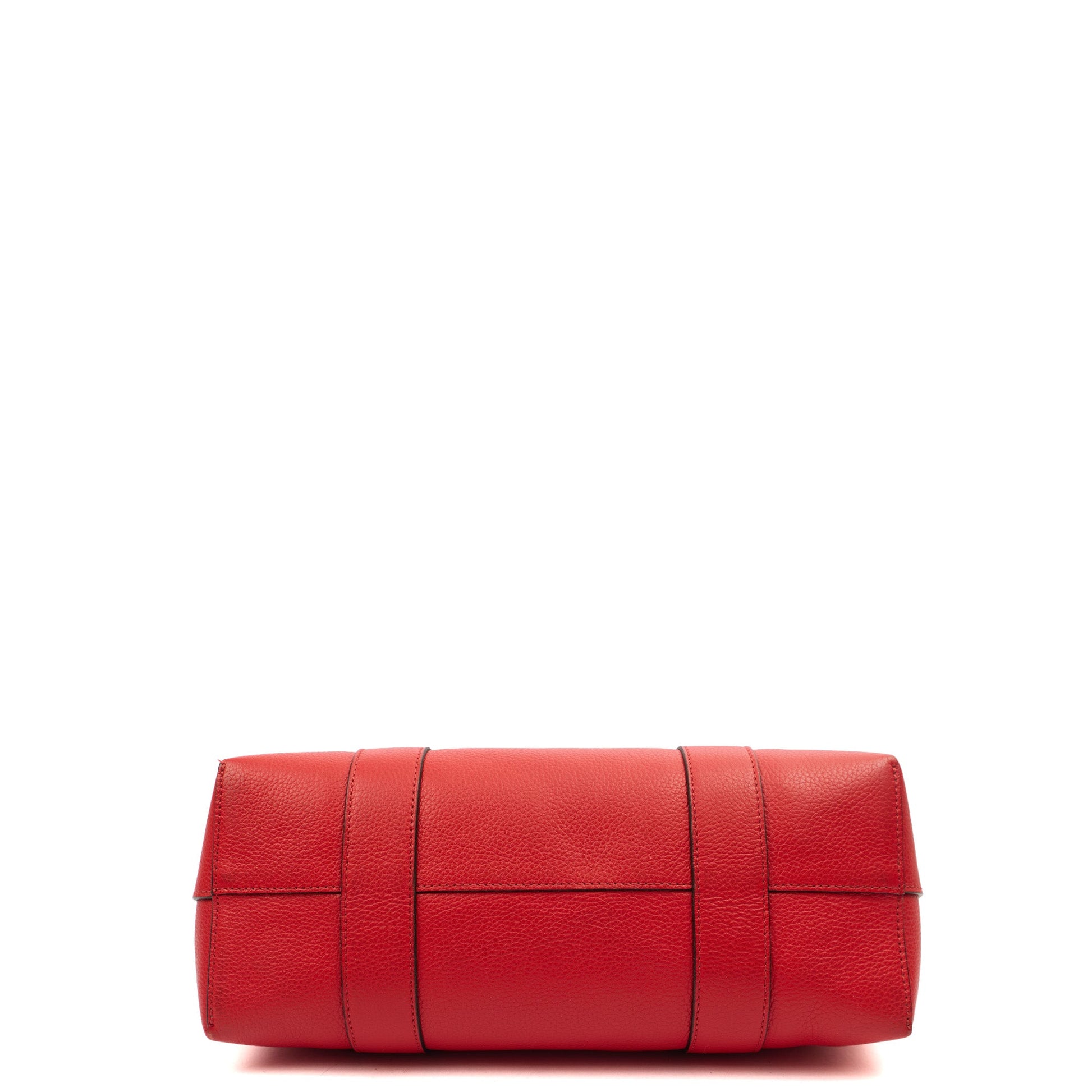 Mulberry Tote Bayswater Tote - Small in Red, Calfskin Leather — Detail View