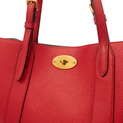 Mulberry Tote Bayswater Tote - Small in Red, Calfskin Leather — Lifestyle View