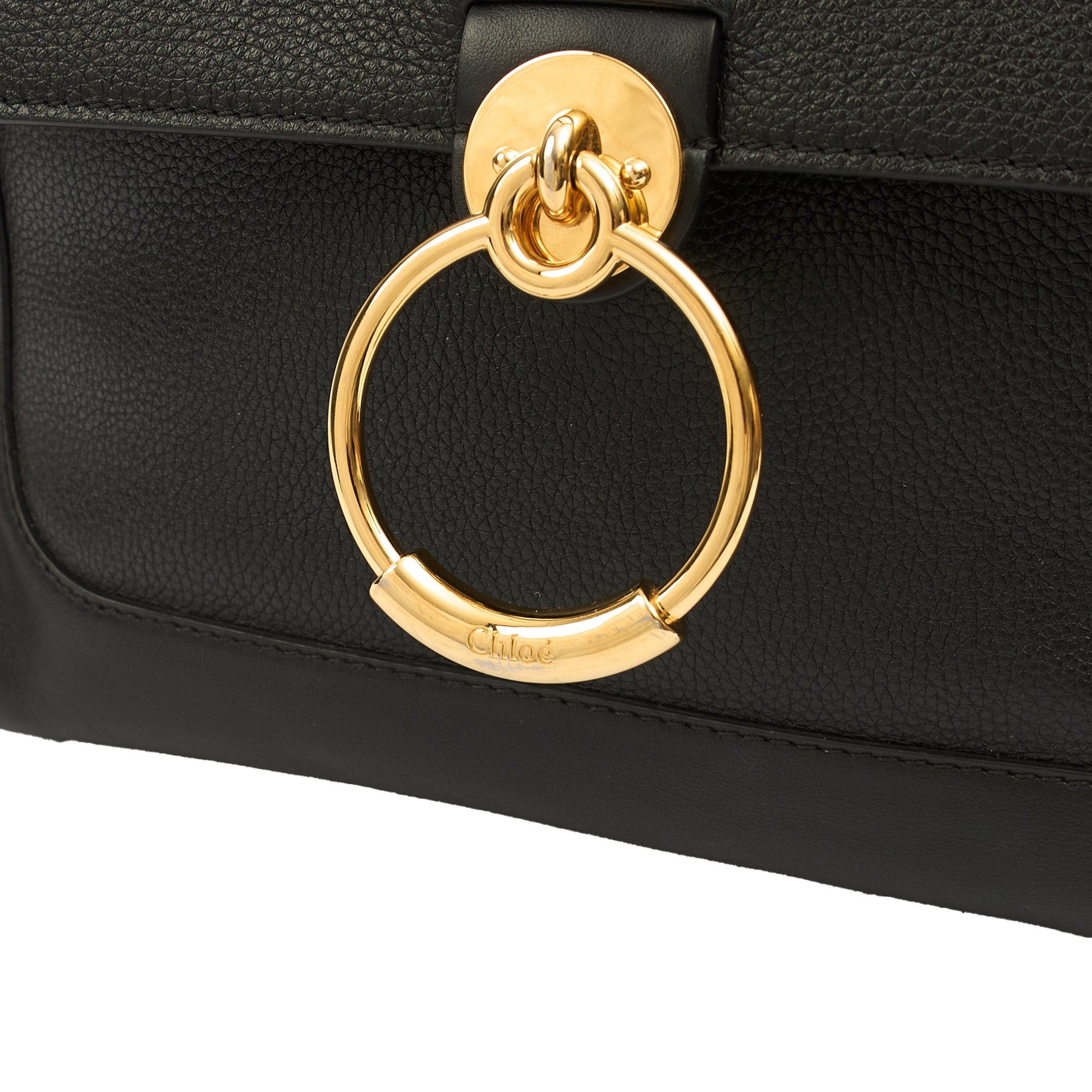Chloe Top Handle Tess Day in Black, Leather — Alternate View 18