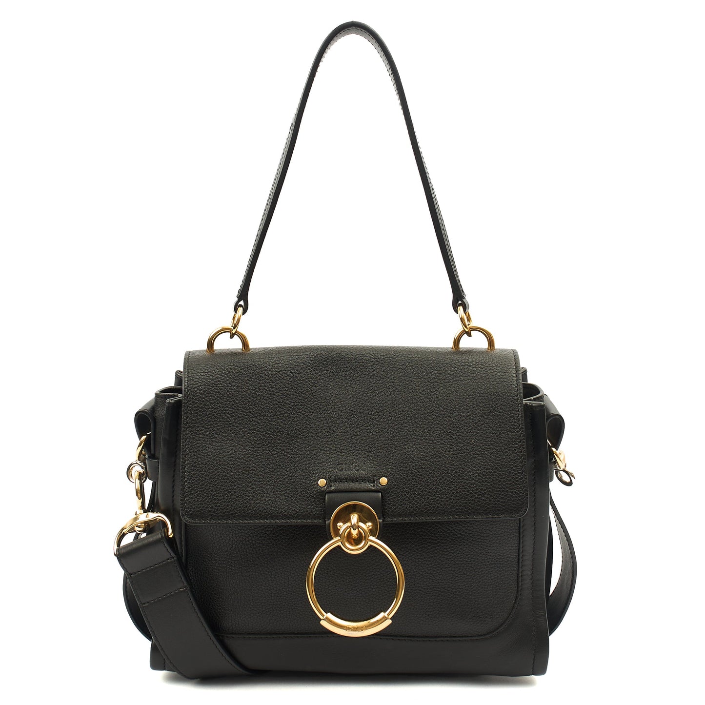 Chloe Top Handle Tess Day in Black, Leather — Alternate View 7