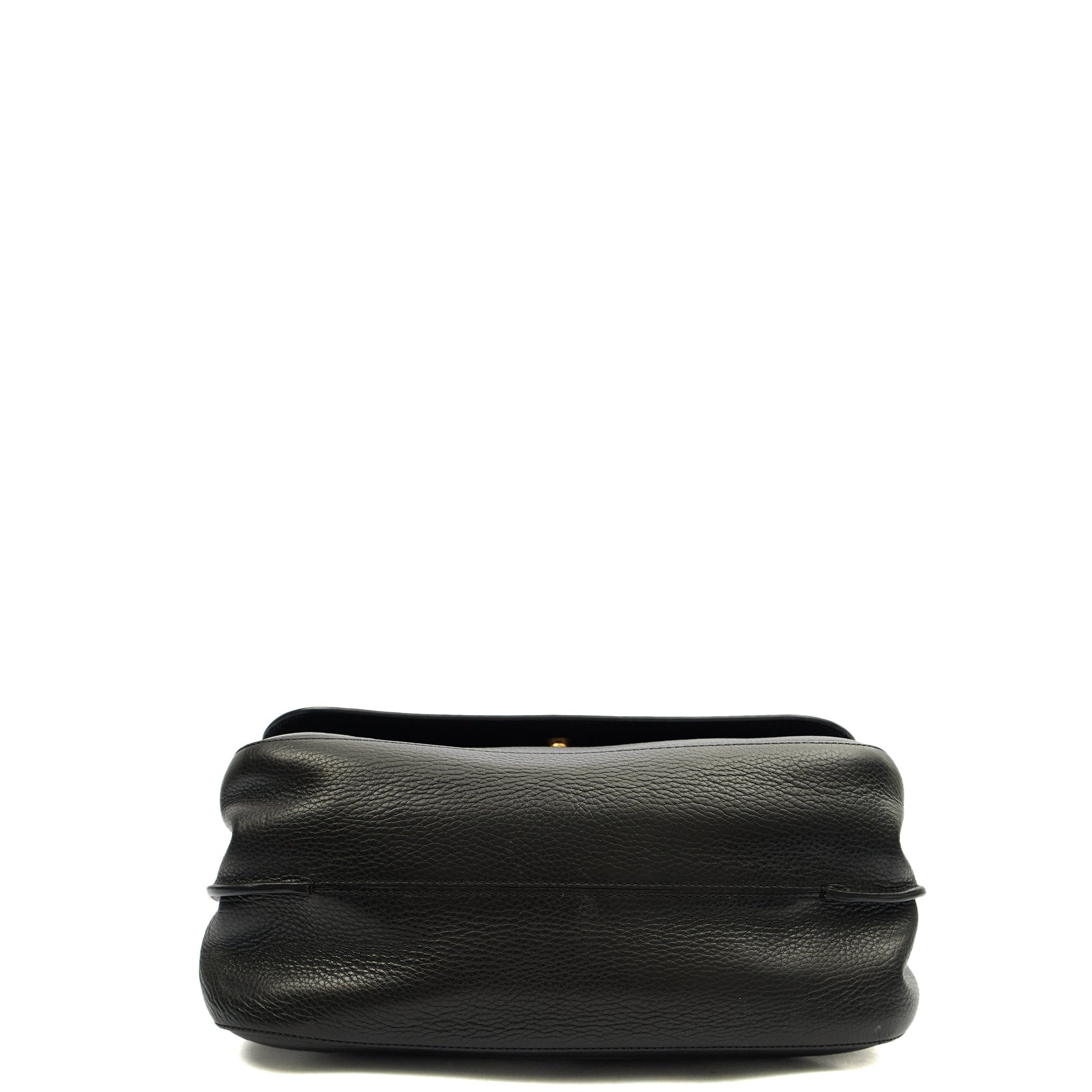 Mulberry Top Handle Amberley Satchel in Black, Calfskin Leather — Alternate View 11