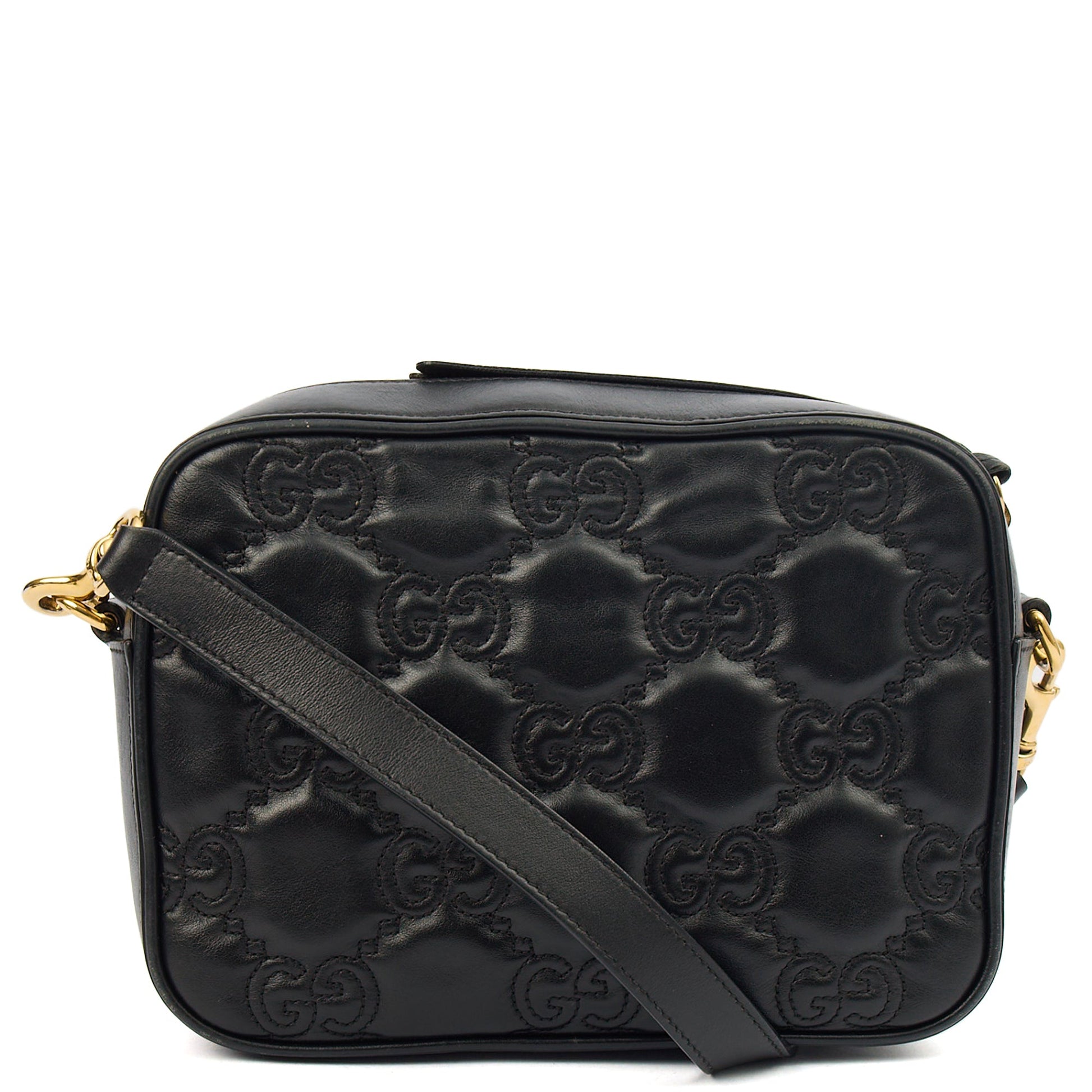 Gucci Cross Body GG Matelasse Small in Black, Leather — Alternate View 10