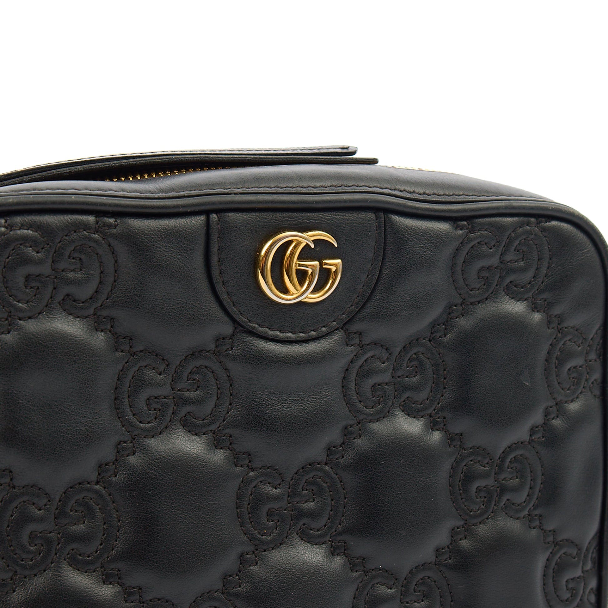 Gucci Cross Body GG Matelasse Small in Black, Leather — Alternate View 8