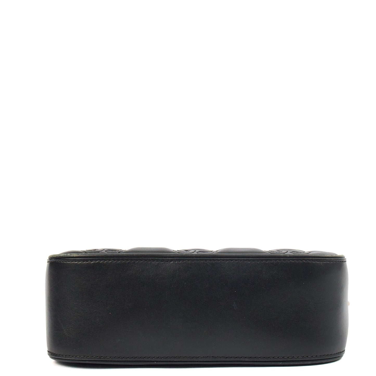 Gucci Cross Body GG Matelasse Small in Black, Leather — Detail View