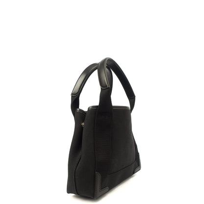 Balenciaga Tote Cabas XS in Black, Fabric — Side View