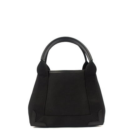 Balenciaga Tote Cabas XS in Black, Fabric — Back View