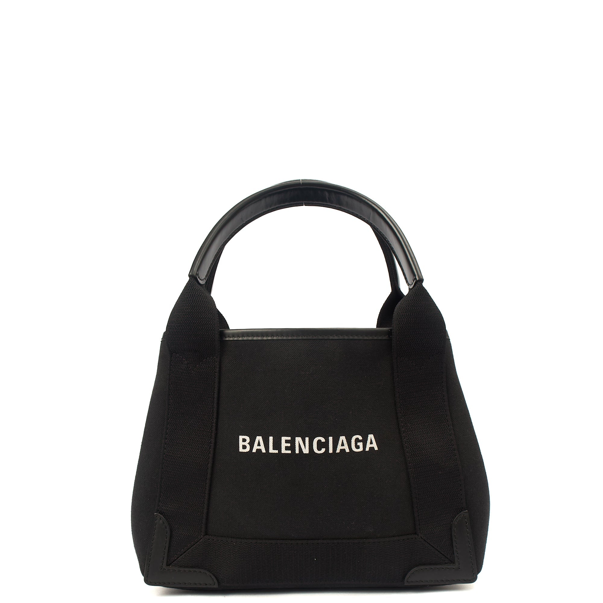 Balenciaga Tote Cabas XS in Black, Fabric — Alternate View 7