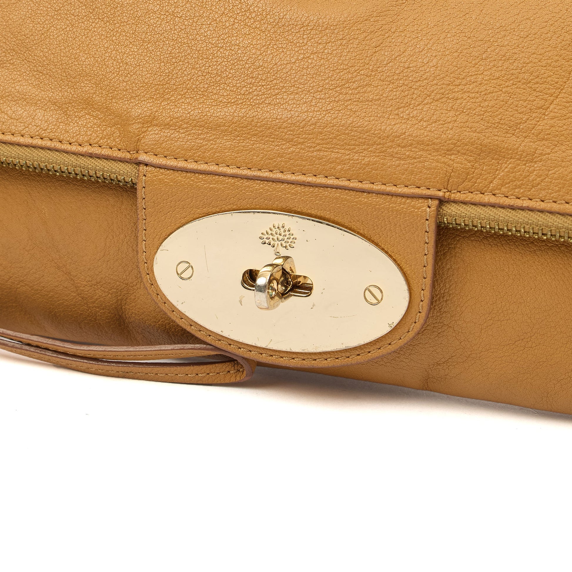 Mulberry Clutch Postman's Lock Clutch in Deer Brown, Leather — Alternate View 12