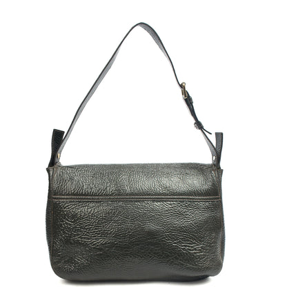 Mulberry Satchel Bayswater - Oversized Clutch in Grey, Patent Leather — Alternate View 9