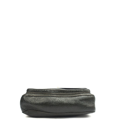 Mulberry Satchel Bayswater - Oversized Clutch in Grey, Patent Leather — Top View