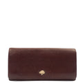 Mulberry Purse Wallet in Oxblood, Leather — Front View